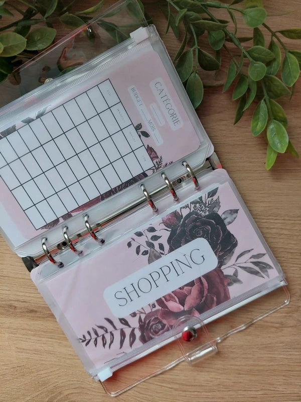🌹 Classeur de Budget Complet "Mystic Rose" – Floral & Gothique (A6)