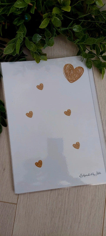 Kit de Démarrage Cœur Or - Budget Planner + Classeurs + Enveloppes