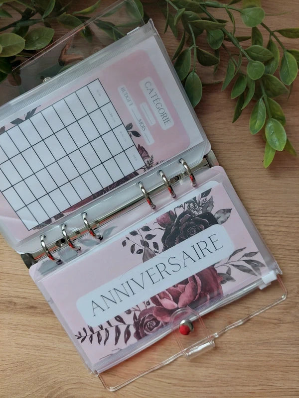 🌹 Classeur de Budget Complet "Mystic Rose" – Floral & Gothique (A6)