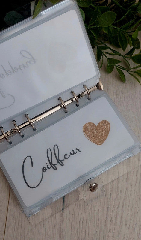 Kit de Démarrage Cœur Or - Budget Planner + Classeurs + Enveloppes