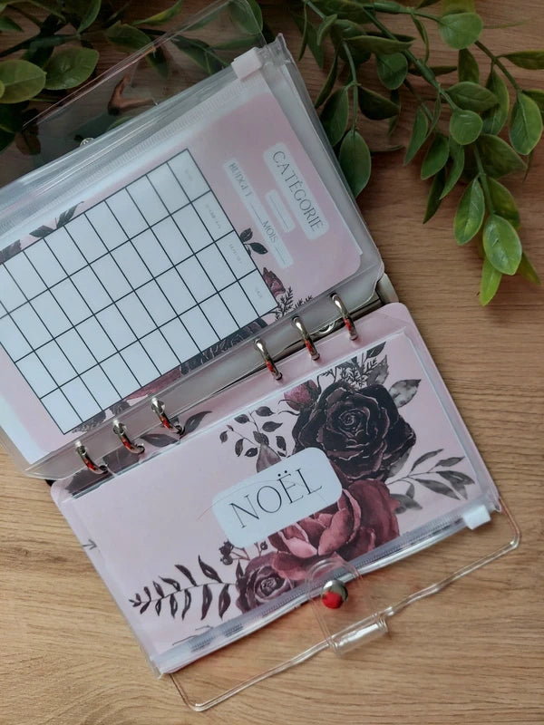 🌹 Classeur de Budget Complet "Mystic Rose" – Floral & Gothique (A6)