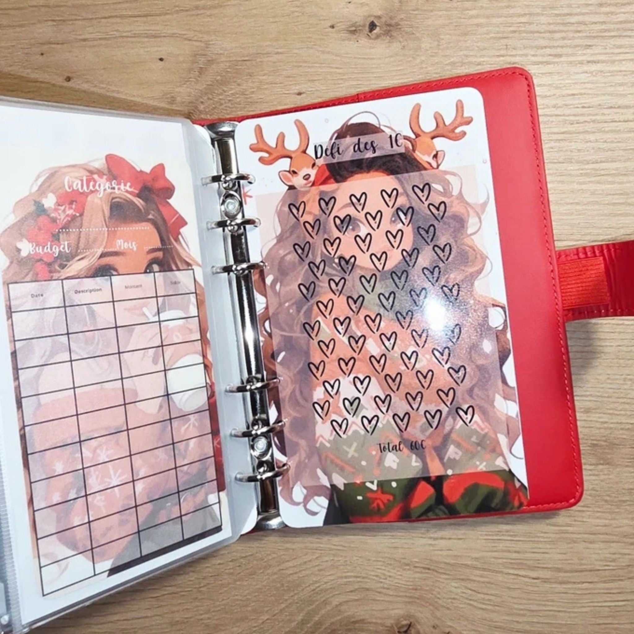 🎄 Classeur de Budget Complet - Édition Spéciale "Fille de Noël" 🎅