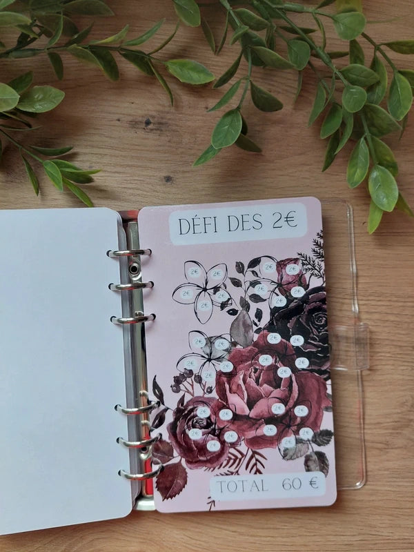 🌹 Classeur de Budget Complet "Mystic Rose" – Floral & Gothique (A6)