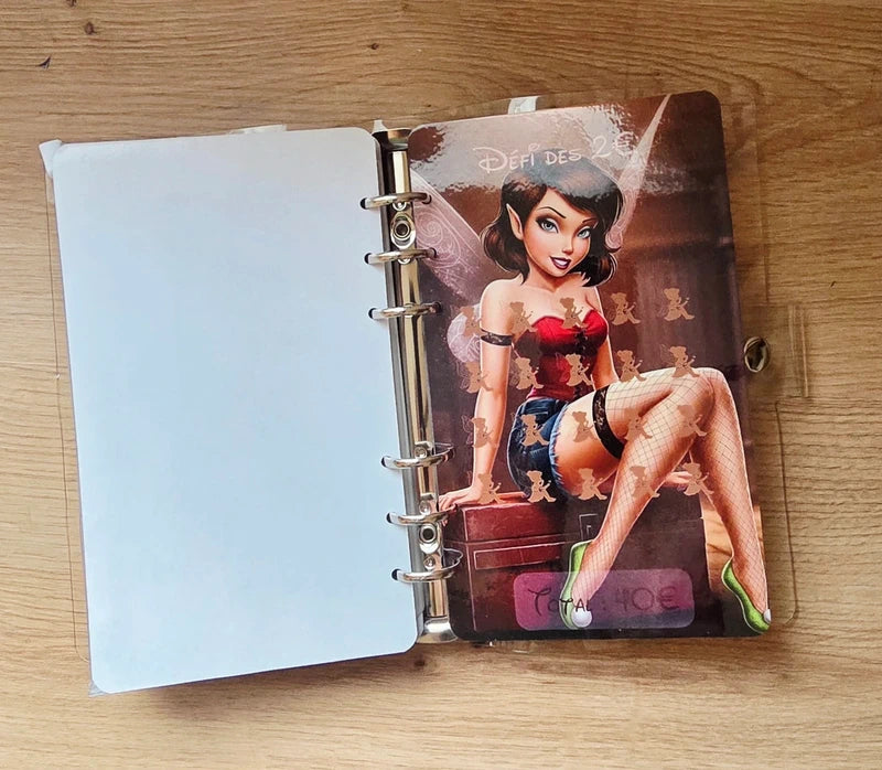 🎸 Classeur de Budget Complet "Fée Rock" – transparent  (A6)