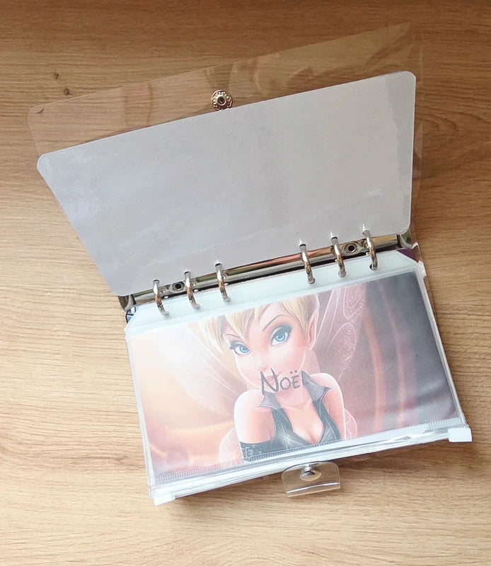 🎸 Classeur de Budget Complet "Fée Rock" – transparent  (A6)