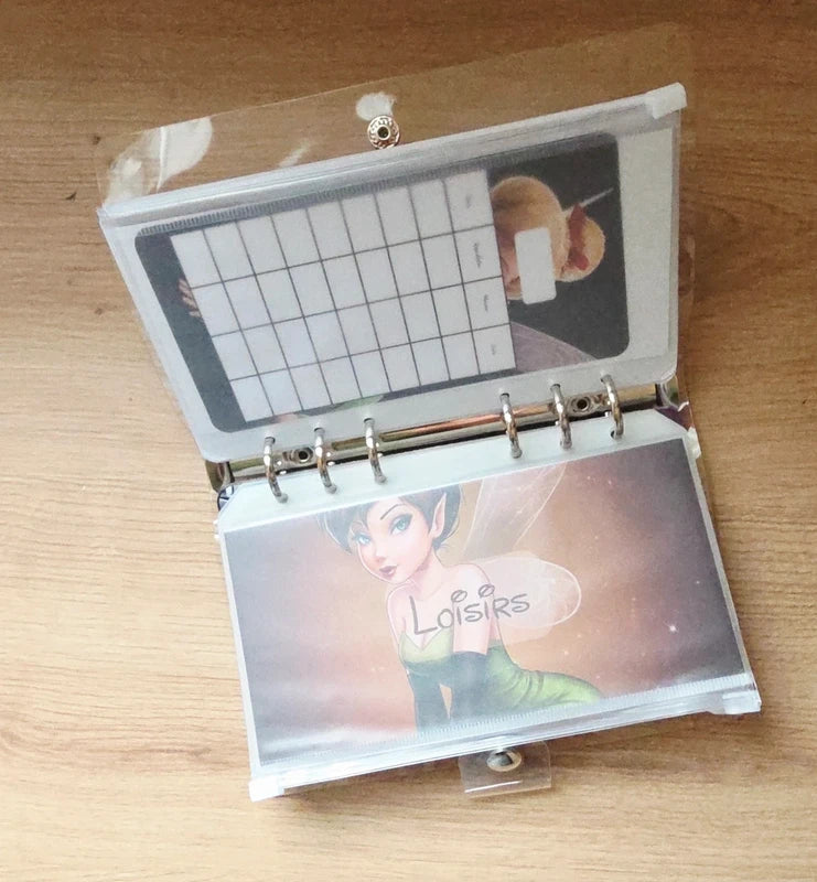 🎸 Classeur de Budget Complet "Fée Rock" – transparent  (A6)