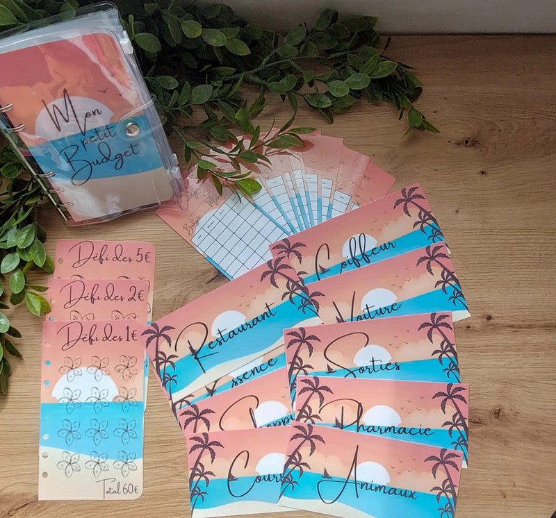 🌅 Classeur de Budget Complet "Sunset" – Organisé & Prêt à l’Emploi