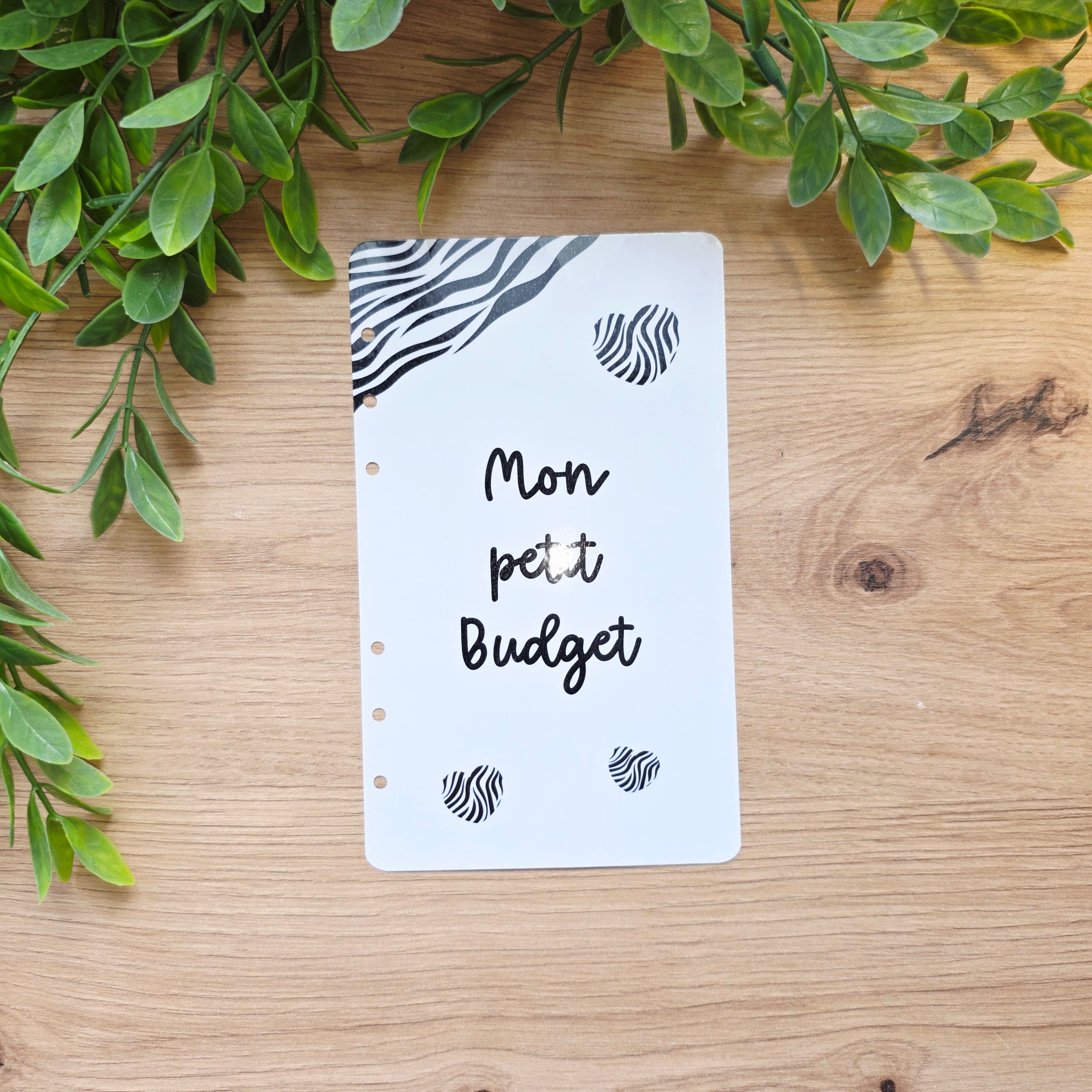 Kit Budgétaire A6 Zèbre - Organisation Complète