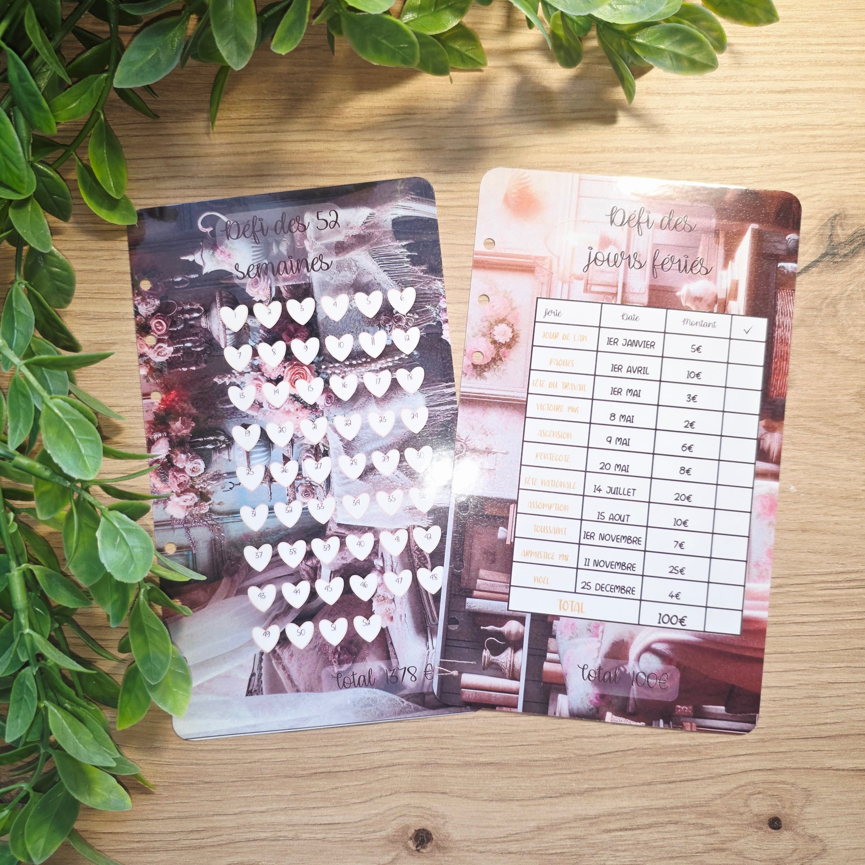 Kit Budgétaire A6 Shabby - Organisation Romantique