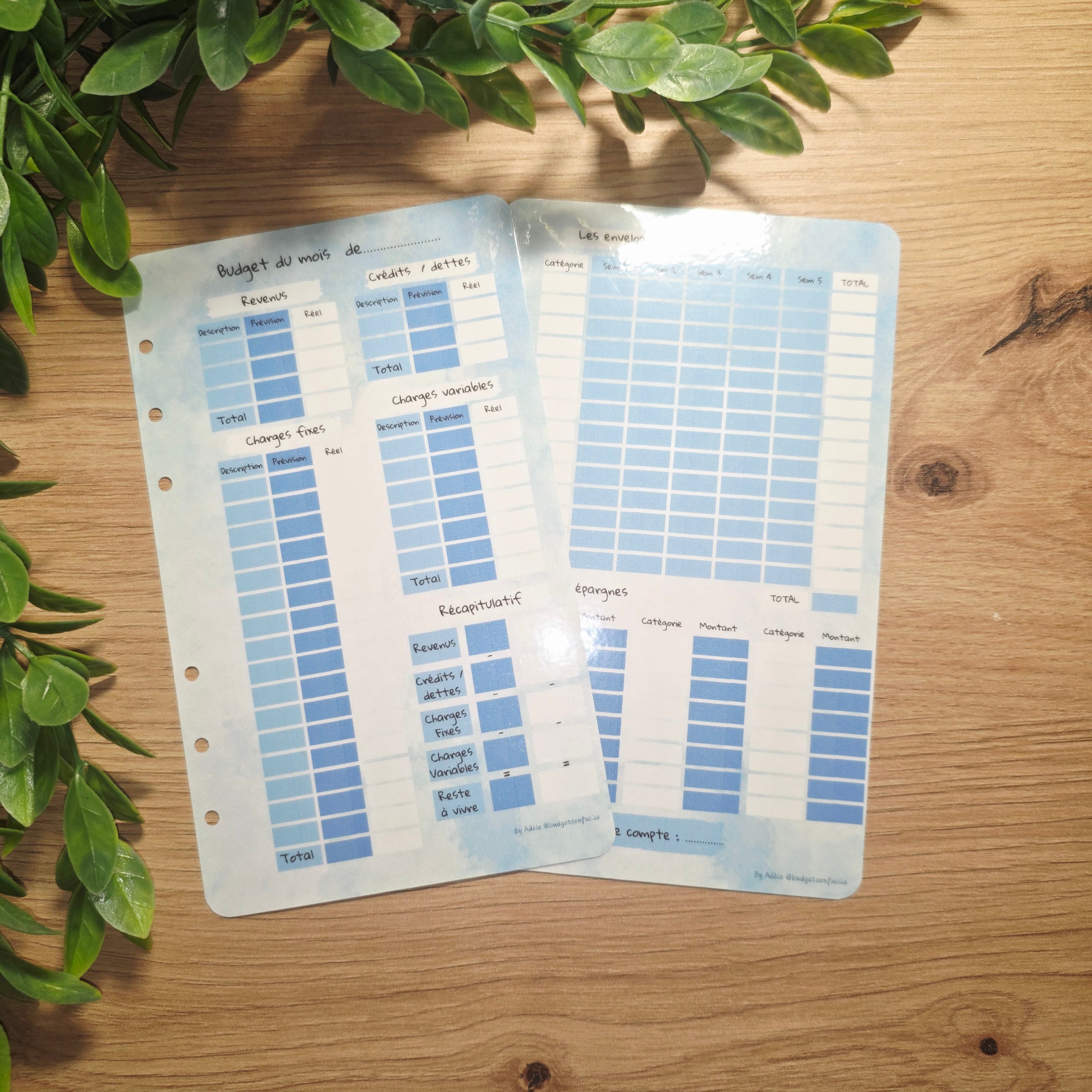 Kit Budgétaire A6 Azulejos - Organisation Élégante