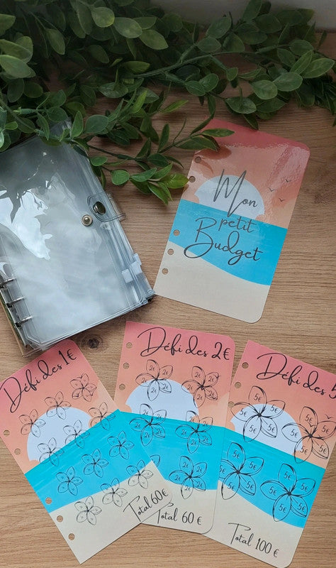 🌅 Classeur de Budget Complet "Sunset" – Organisé & Prêt à l’Emploi