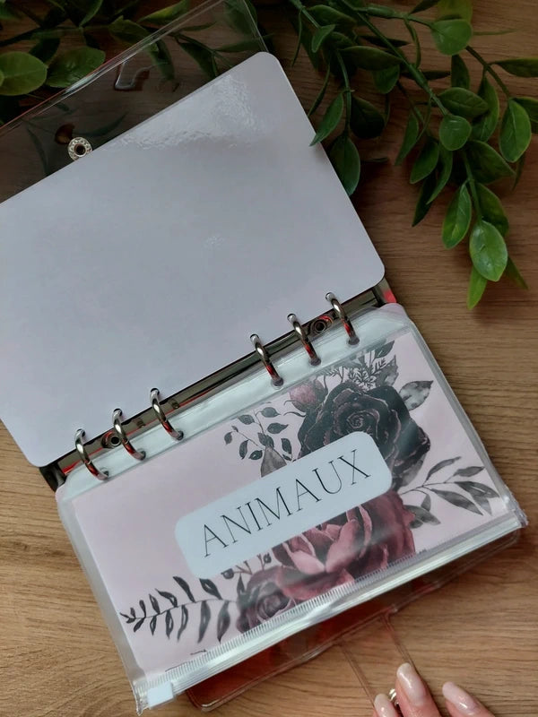 🌹 Classeur de Budget Complet "Mystic Rose" – Floral & Gothique (A6)