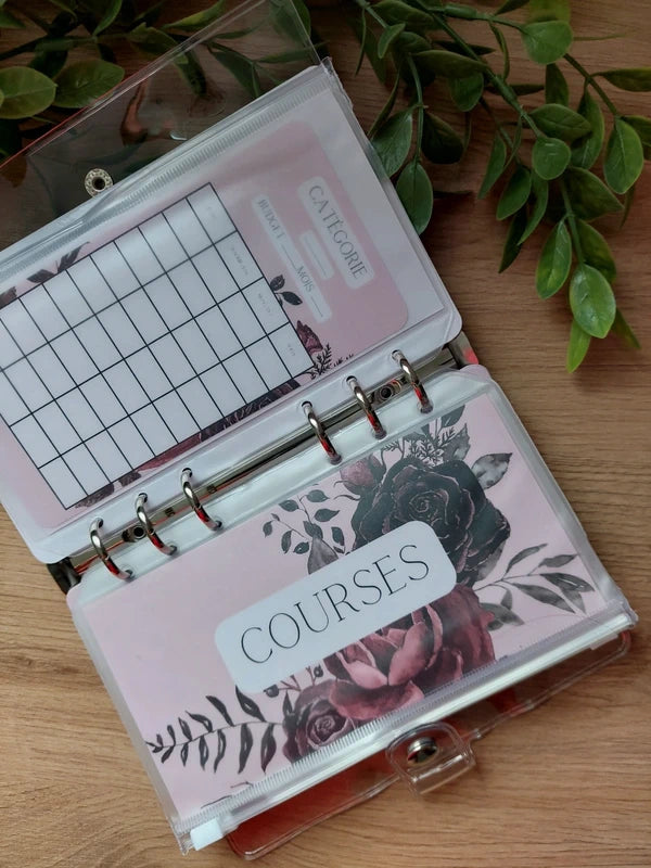🌹 Classeur de Budget Complet "Mystic Rose" – Floral & Gothique (A6)