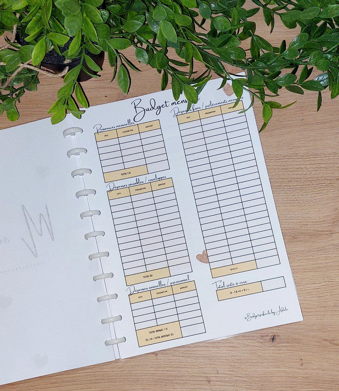 ✨ Budget Planner "Cœur Or" : Votre Allié Sérénité ✨