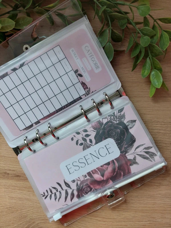 🌹 Classeur de Budget Complet "Mystic Rose" – Floral & Gothique (A6)