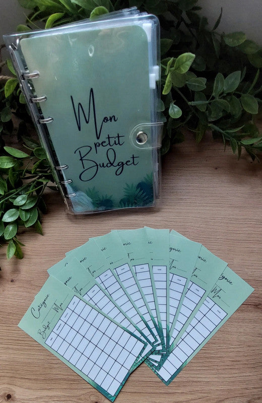 🌿 Classeur de Budget Complet "Jungle Menthe" – Nature & Sérénité (A6)
