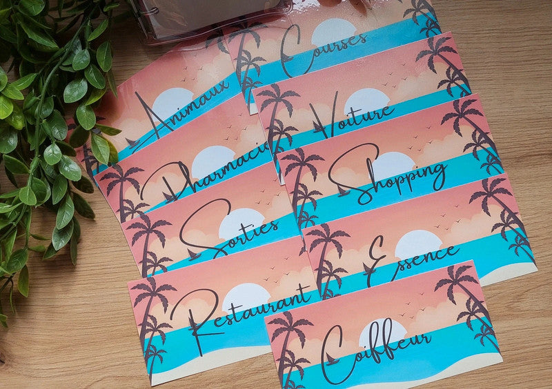 🌅 Classeur de Budget Complet "Sunset" – Organisé & Prêt à l’Emploi