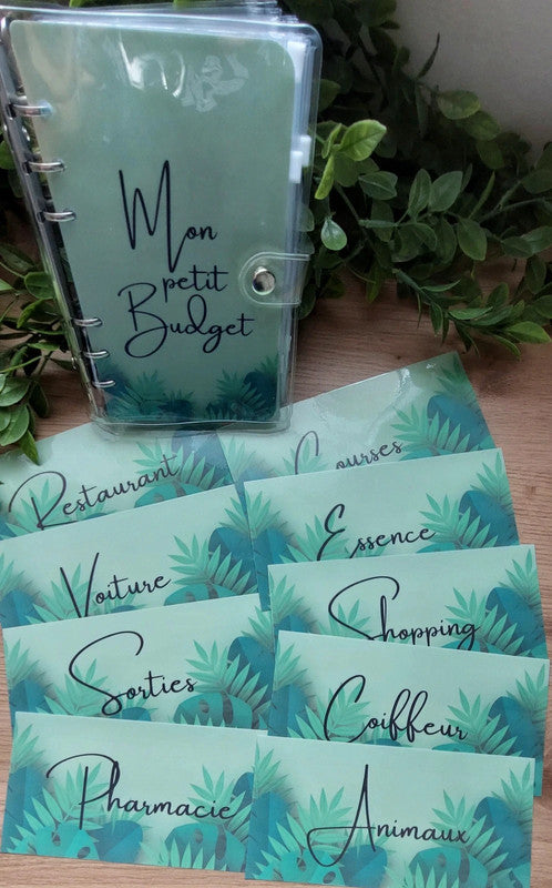 🌿 Classeur de Budget Complet "Jungle Menthe" – Nature & Sérénité (A6)