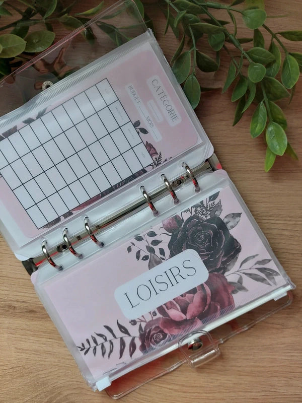 🌹 Classeur de Budget Complet "Mystic Rose" – Floral & Gothique (A6)