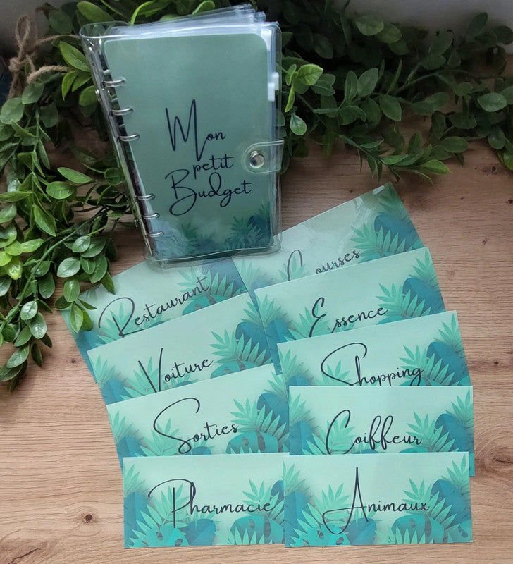🌿 Classeur de Budget Complet "Jungle Menthe" – Nature & Sérénité (A6)