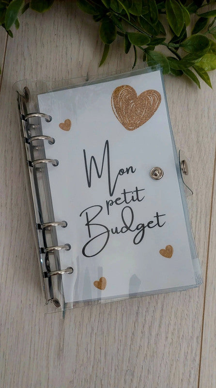 Kit de Démarrage Cœur Or - Budget Planner + Classeurs + Enveloppes