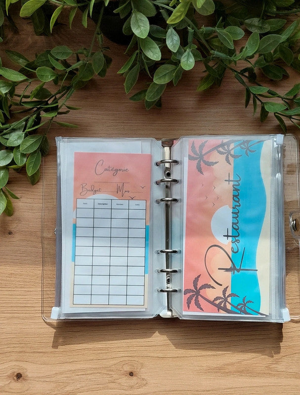 🌅 Classeur de Budget Complet "Sunset" – Organisé & Prêt à l’Emploi