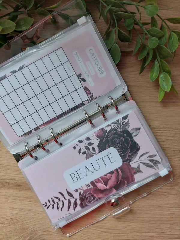 🌹 Classeur de Budget Complet "Mystic Rose" – Floral & Gothique (A6)