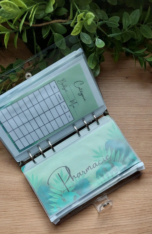 🌿 Classeur de Budget Complet "Jungle Menthe" – Nature & Sérénité (A6)