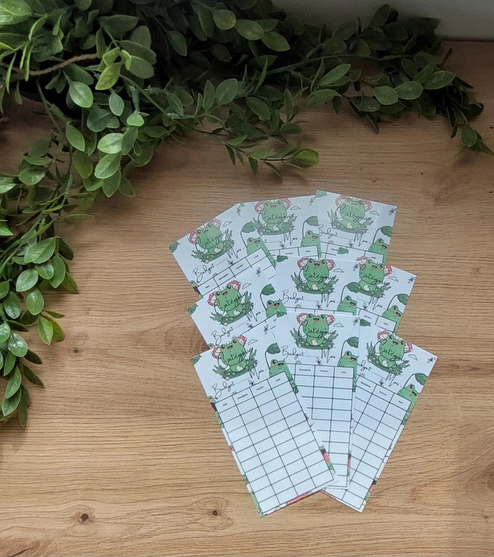 🐸 Classeur de Budget Complet "Froggy" – Vert & Ludique (A6)