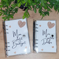 Kit Budget Zen – 2 Classeurs Transparents Cœur Or Format A6