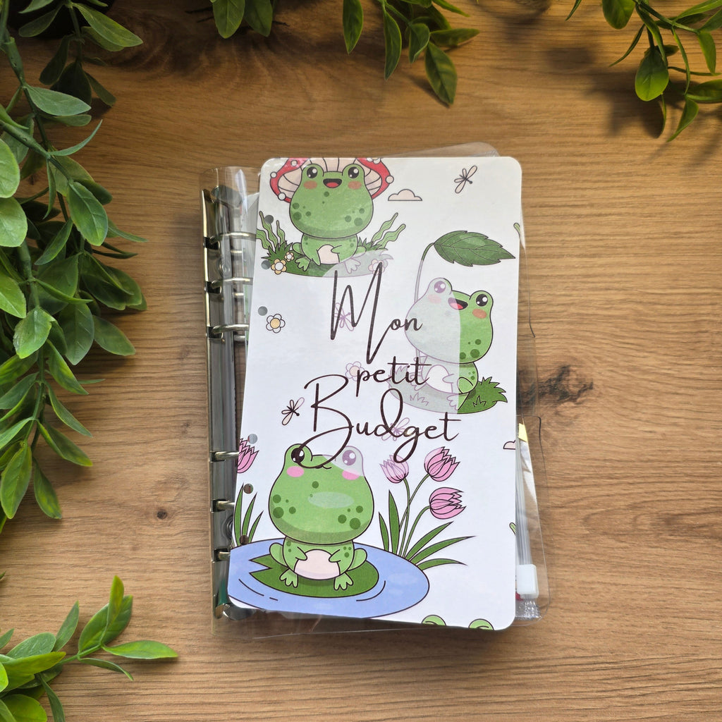 🐸 Classeur de Budget Complet "Froggy" – Vert & Ludique (A6)