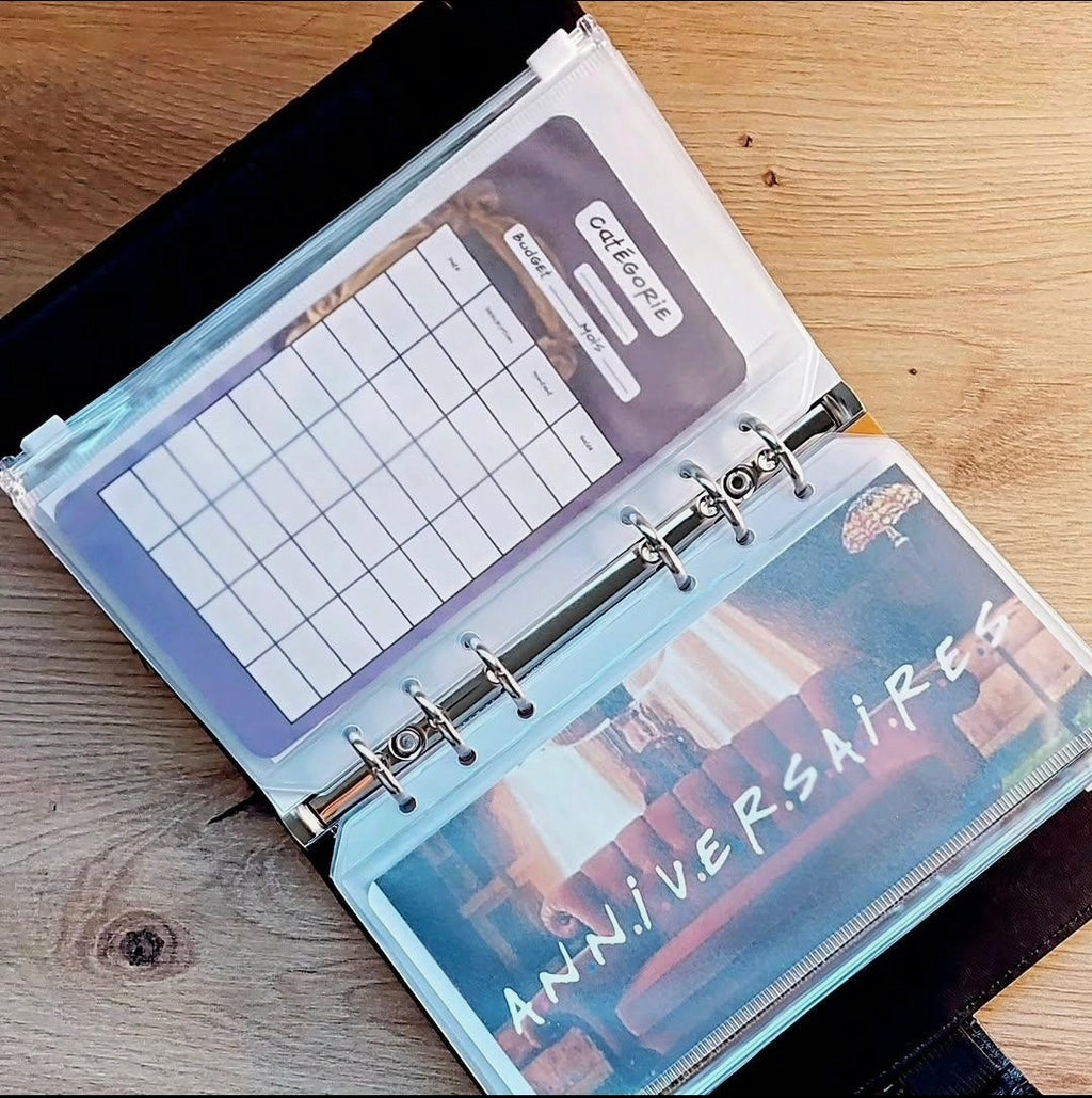 Classeur de Budget Complet "Friends" – noir (A6)