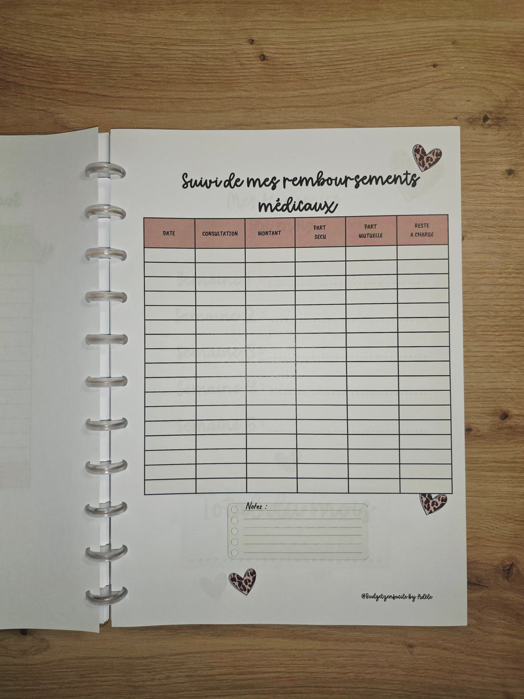 ✨ Budget Planner " Léopard" : Votre Allié Sérénité ✨