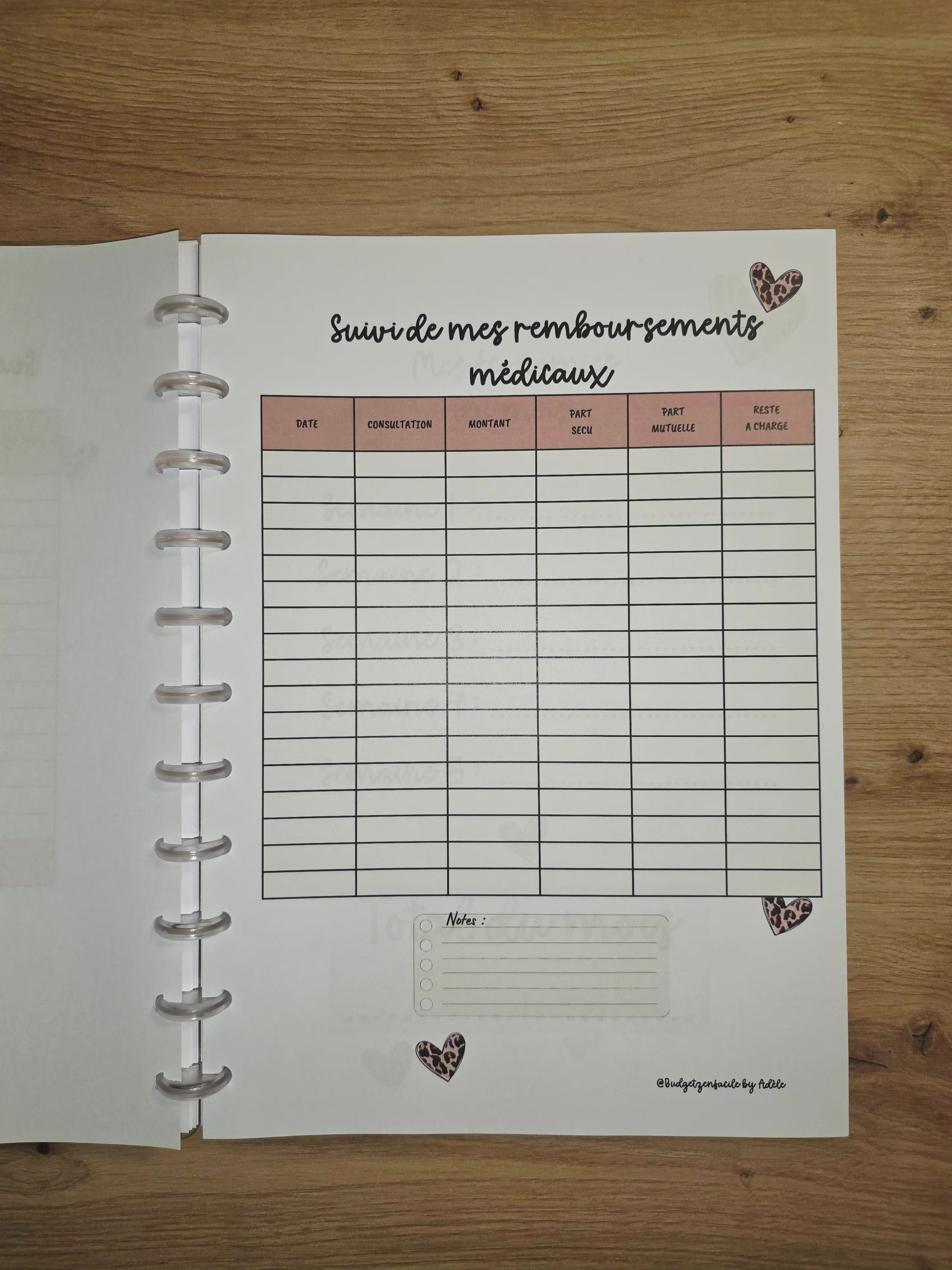 ✨ Budget Planner " Léopard" : Votre Allié Sérénité ✨
