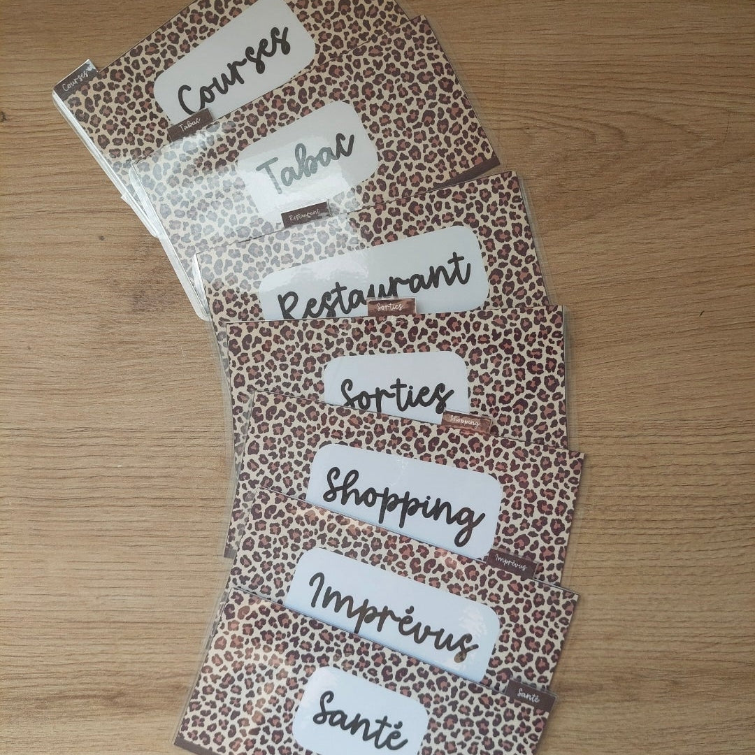 Kit de Démarrage Léopard - Budget Planner + Classeurs + Enveloppes