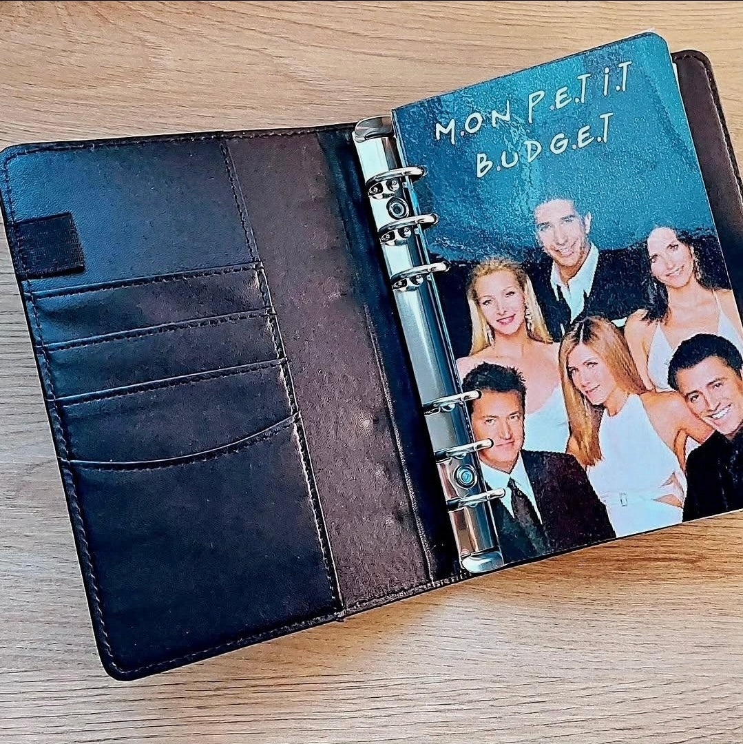 Classeur de Budget Complet "Friends" – noir (A6)