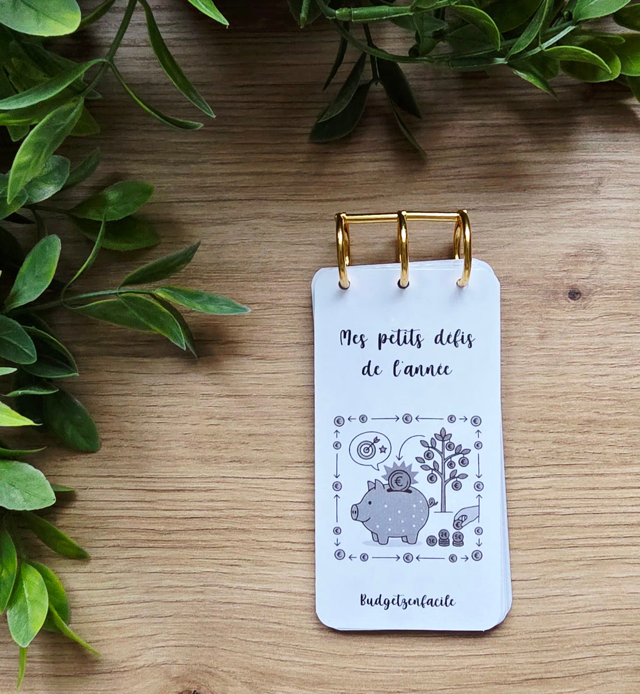 Carnet de Défis Montant Libre – Petit Format
