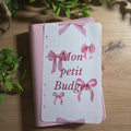 Classeur A6 + Kit Complet - Nœud Rose