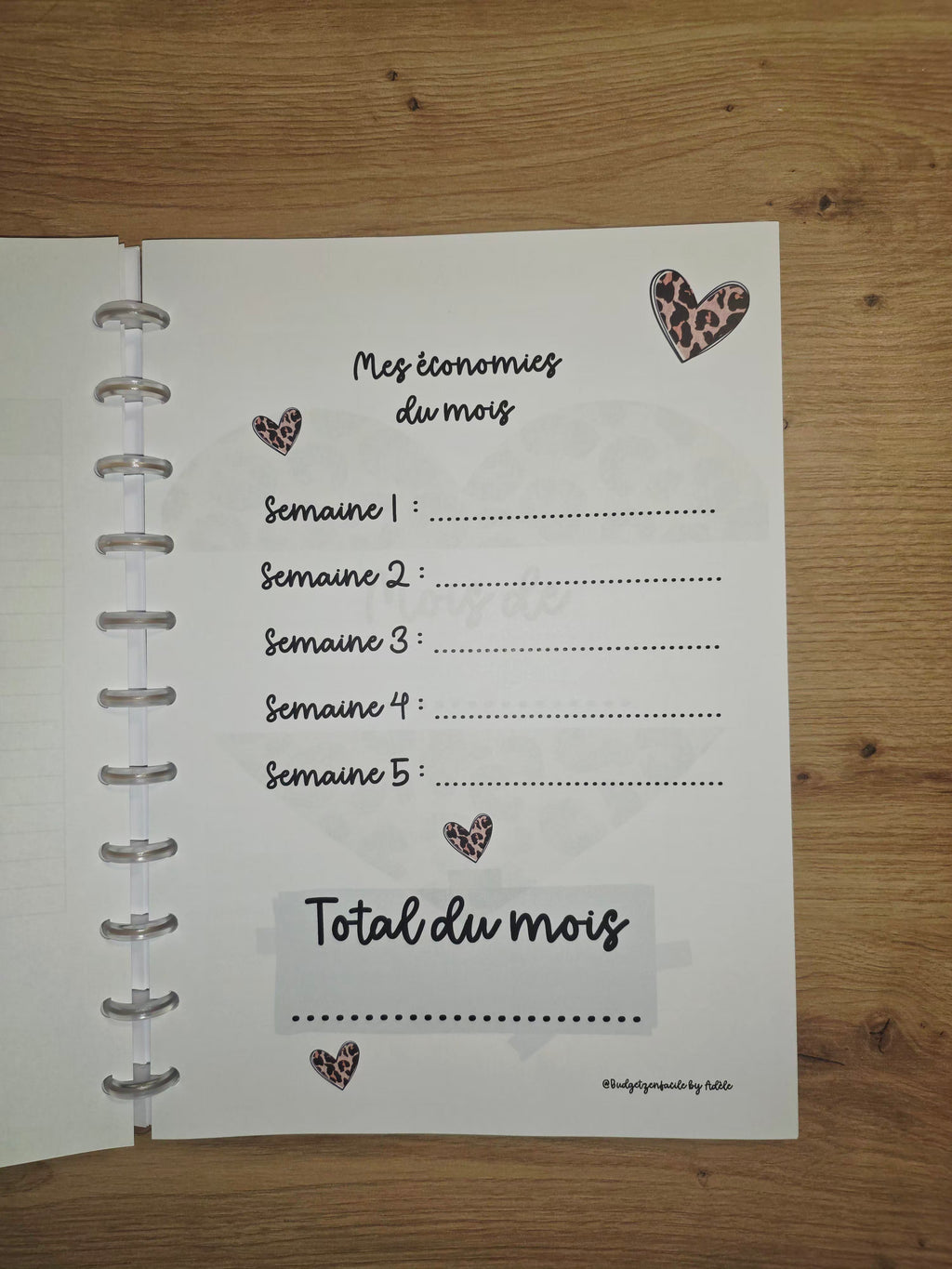 ✨ Budget Planner " Léopard" : Votre Allié Sérénité ✨