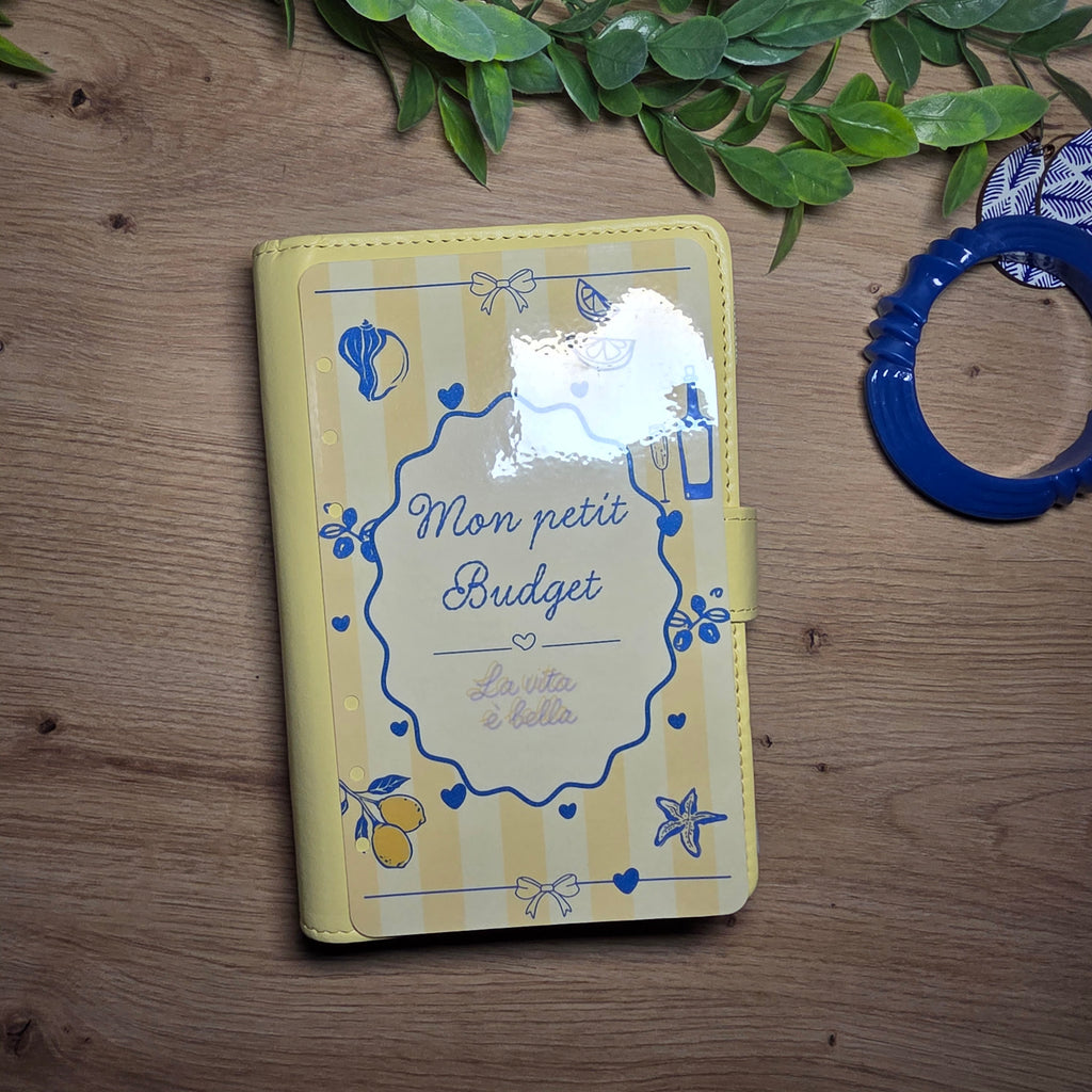 Classeur de Budget Complet "Dolce Vita" – Bleu  (A6)