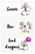 🐭 Classeur de Budget Complet " Diddle " – Lilas & Tendresse (A6)