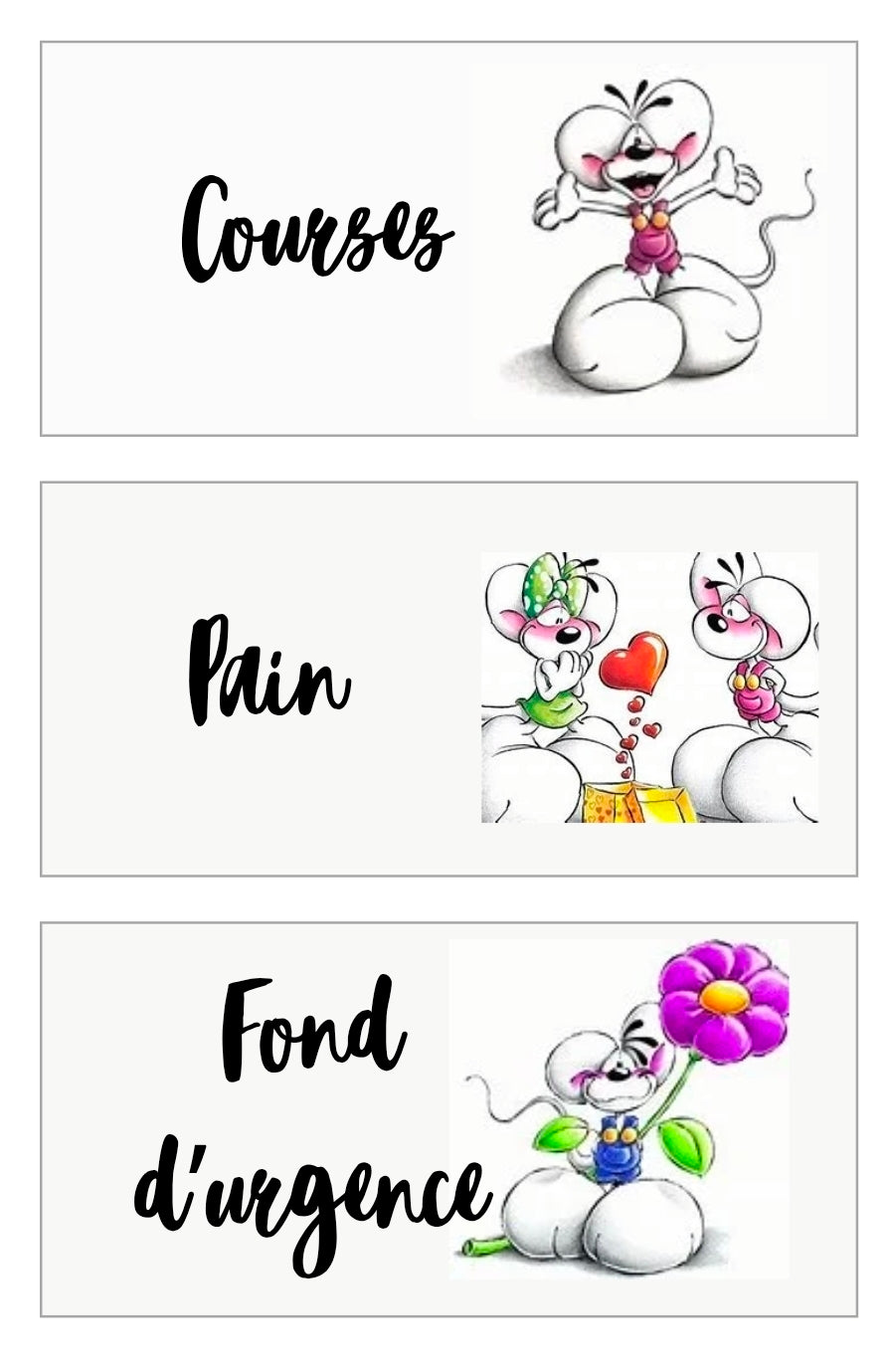 🐭 Classeur de Budget Complet " Diddle " – Lilas & Tendresse (A6)