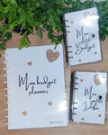 Kit de Démarrage Cœur Or - Budget Planner + Classeurs + Enveloppes